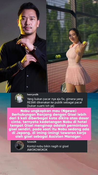 Nobu Ungkap Berhubungan Dengan Gisella Anastasia Lebih dari 5 Kali di Banyak kota #fyp #viral #artis