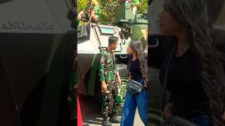 Photo with the Soldier - TNI RUN Malioboro 2026 - military uniform