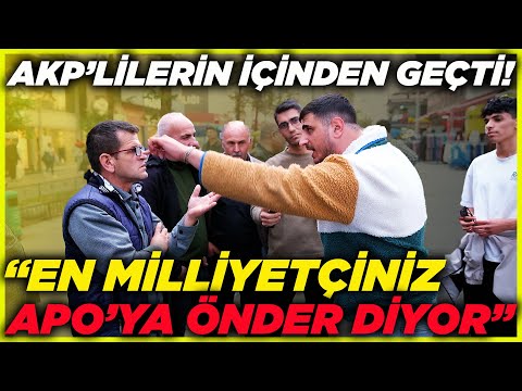 AKP'LİLERİN İÇİNDEN GEÇTİ! EN MİLLİYETÇİNİZ APO'YA ÖNDER DİYOR | Sokak Röportajları