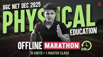 UGC NET Physical Education | UGC NET Education Offline Marathon By Monu Sir