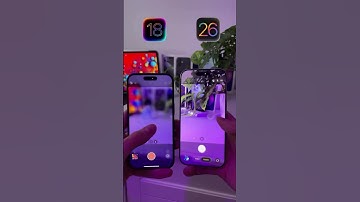 iOS 18 vs iOS 26 Camera App 🧑🏻‍💻 Credits: itricksmark #ios26 #ios #ios26beta #iphone #iphone17