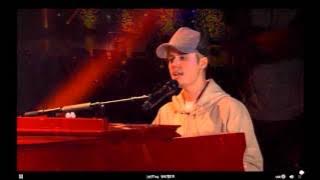 Justin Bieber performing ‘’Nothing Like Us