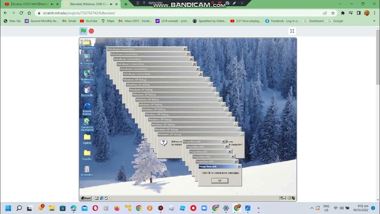 Windows 2000 overdrive crazy error YouTube