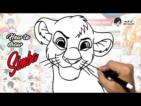 Como desenhar Simba