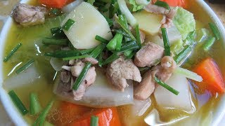 Cooking And Recipe - Chicken Soup With Mix Vegetable By Kimyee Ros Cooking