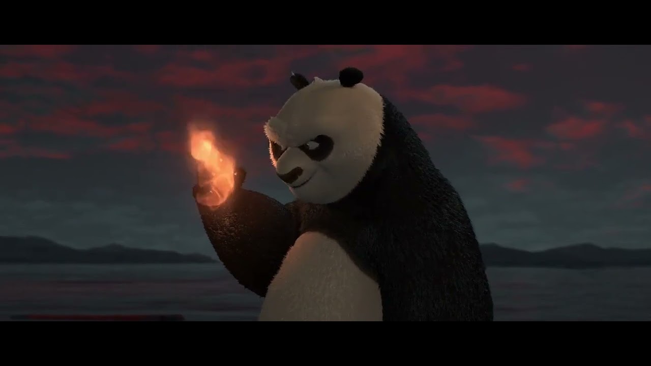 Po Fight Po Vs Fire Balls. Po after getting inner peace. one of the best Po ...
