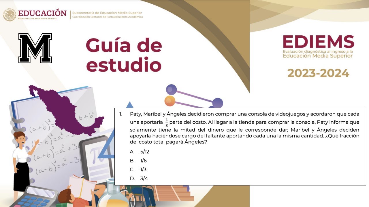 Guía de estudio EDIEMS 2023-2024| Paty, Maribel y Ángeles decidieron