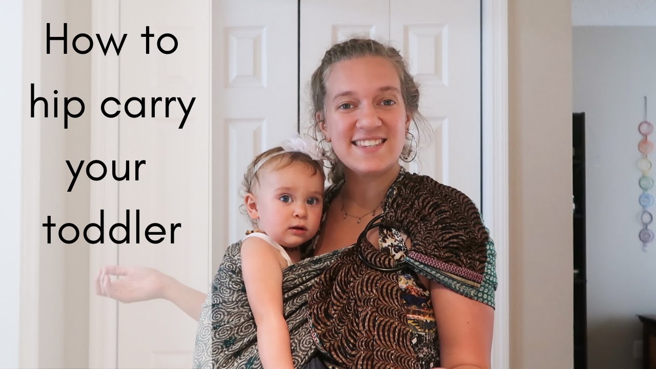 How to Carry your Toddler in a Ring Sling // Hip Carry