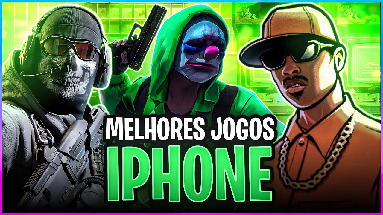 👾🎮 OS 15 MELHORES JOGOS PARA IPHONE GRÁTIS PARA VOCÊ SAIR DO