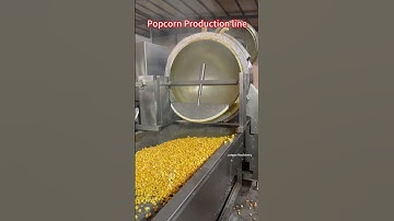 Electric Popcorn Making Machine Industrial Caramel Popcorn Production Line #popcornmachine  #popcorn