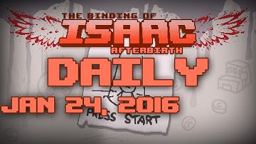 The Binding of Isaac: Afterbirth - Daily Challenge - 1/24/2016 [Lazarus] [Mega Satan] [Normal]