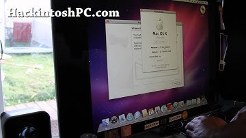 How to Install Hackintosh OSX on your PC!