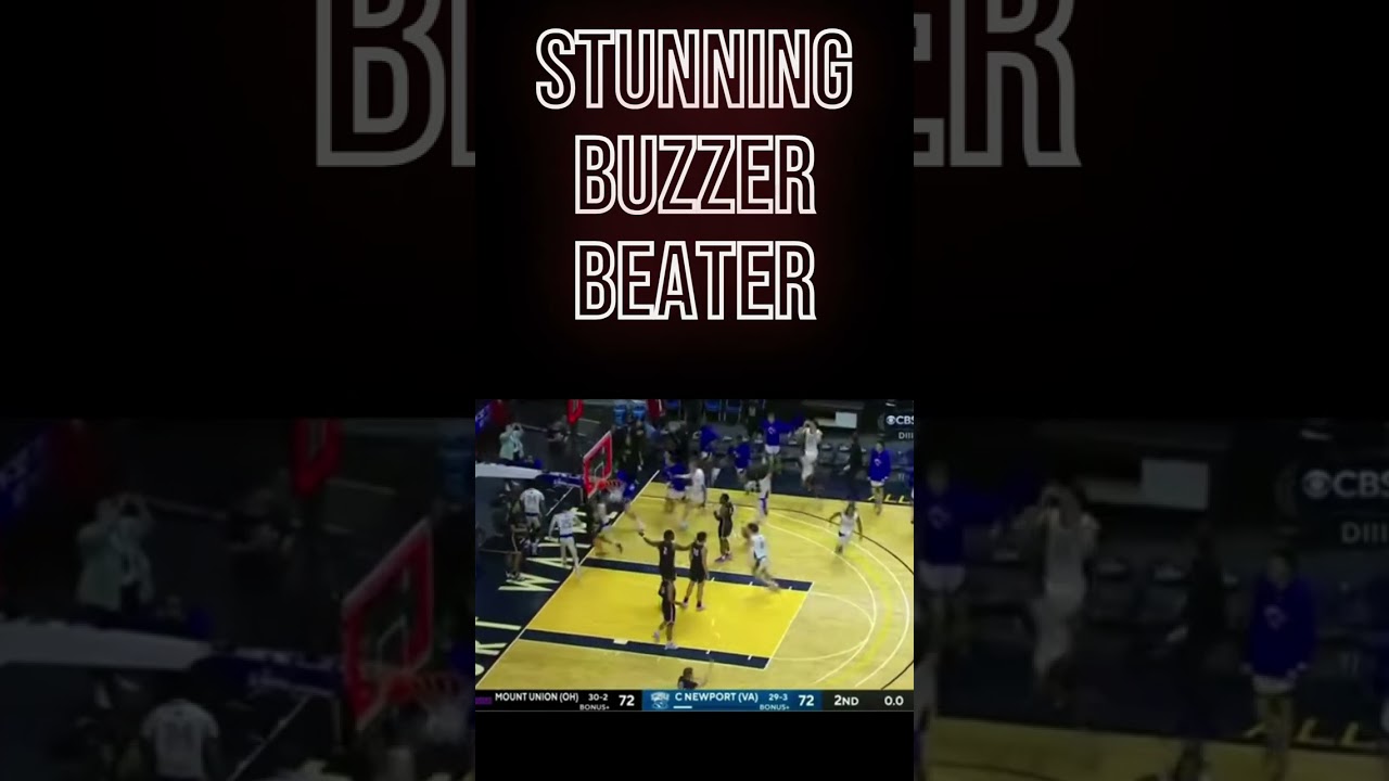Stunning Buzzer Beater 👀🏀 