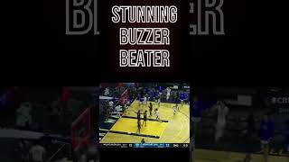 Stunning Buzzer Beater 👀🏀 #shorts #basketball #hoops
