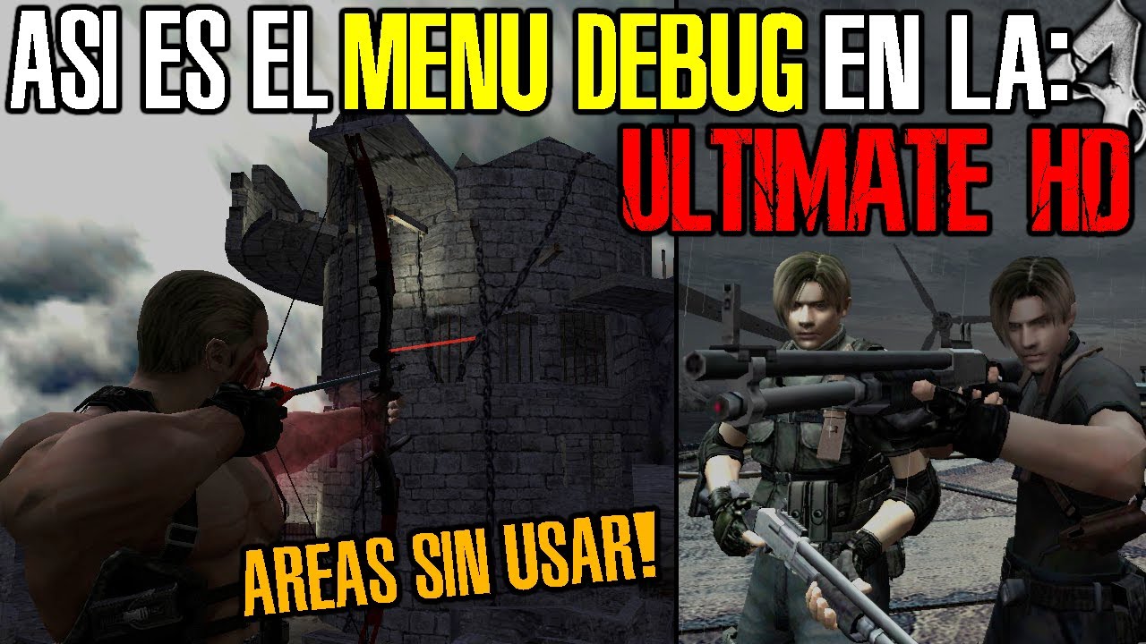 Explorando el MENÚ DEBUG de la versión Ultimate HD de Resident Evil 4