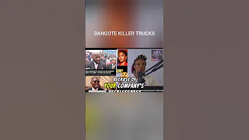 Dangote Trucks Nigeria 2025 Dangote DangoteTrucks NigerianNews DangoteGroup RoadAccidents 