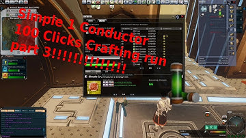 Entropia Universe Crafting Simple 1 Conductor part 3