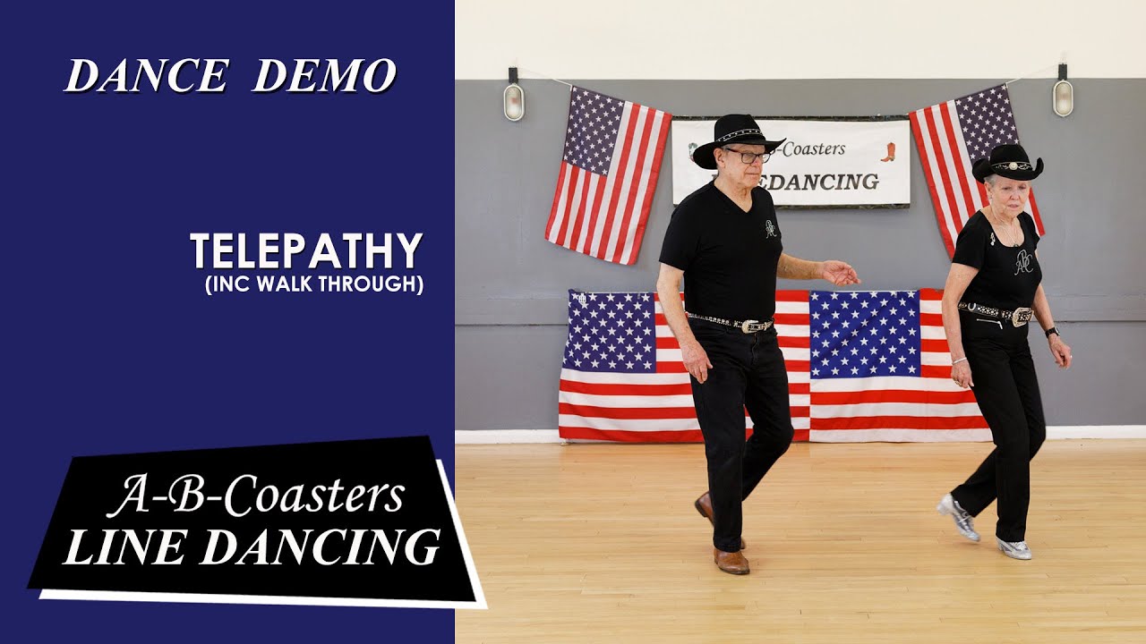TELEPATHY - Line Dance Demo & Walk Through