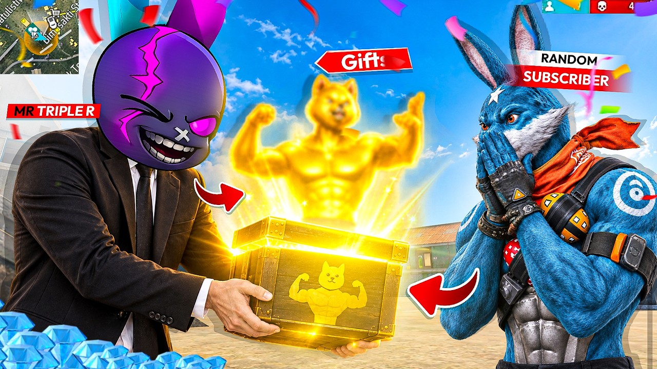 RANDOM PLAYER একটা BOOYAH করতে পারলেই পেয়ে যাবে সবথেকে দামি PRIME GIFTS 🤯 RANDOM SUBS GIVEAWAY 😱