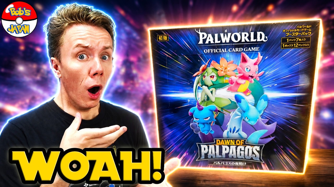 NEW Palworld TCG Booster Box Opening! Dawn of Palpagos AMAZING