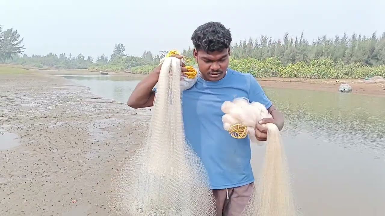 Amazing Cast Net Fishing Best Net Fishing Village Video