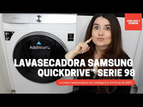 Lavadora Secadora Samsung QuickDrive con Inteligencia Artificial: ¿Merece la pena? Opiniones