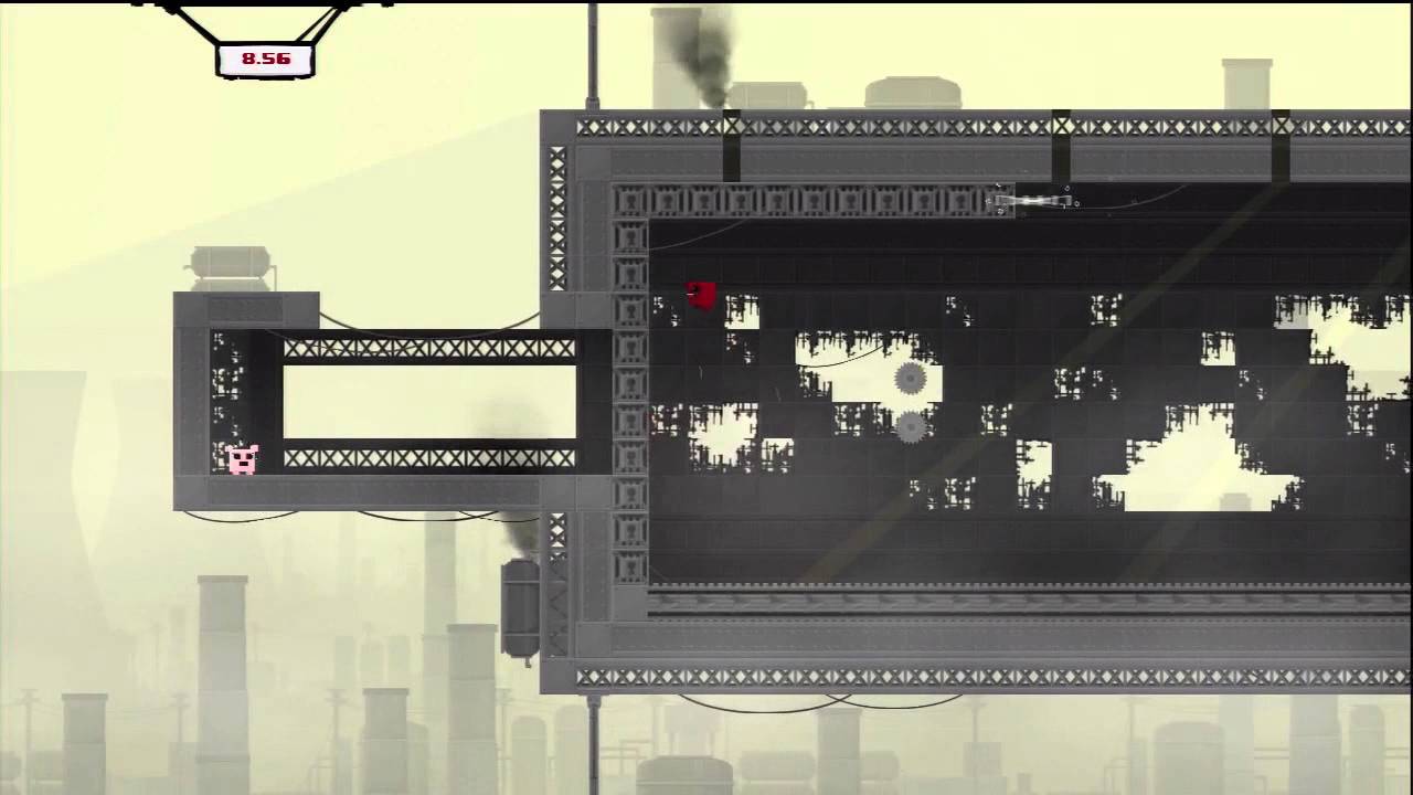 Super Meat Boy The Salt Factory Bandage 10 Location YouTube