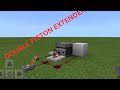 How To Make A Double Piston Extender In Minecraft Bedrock!
