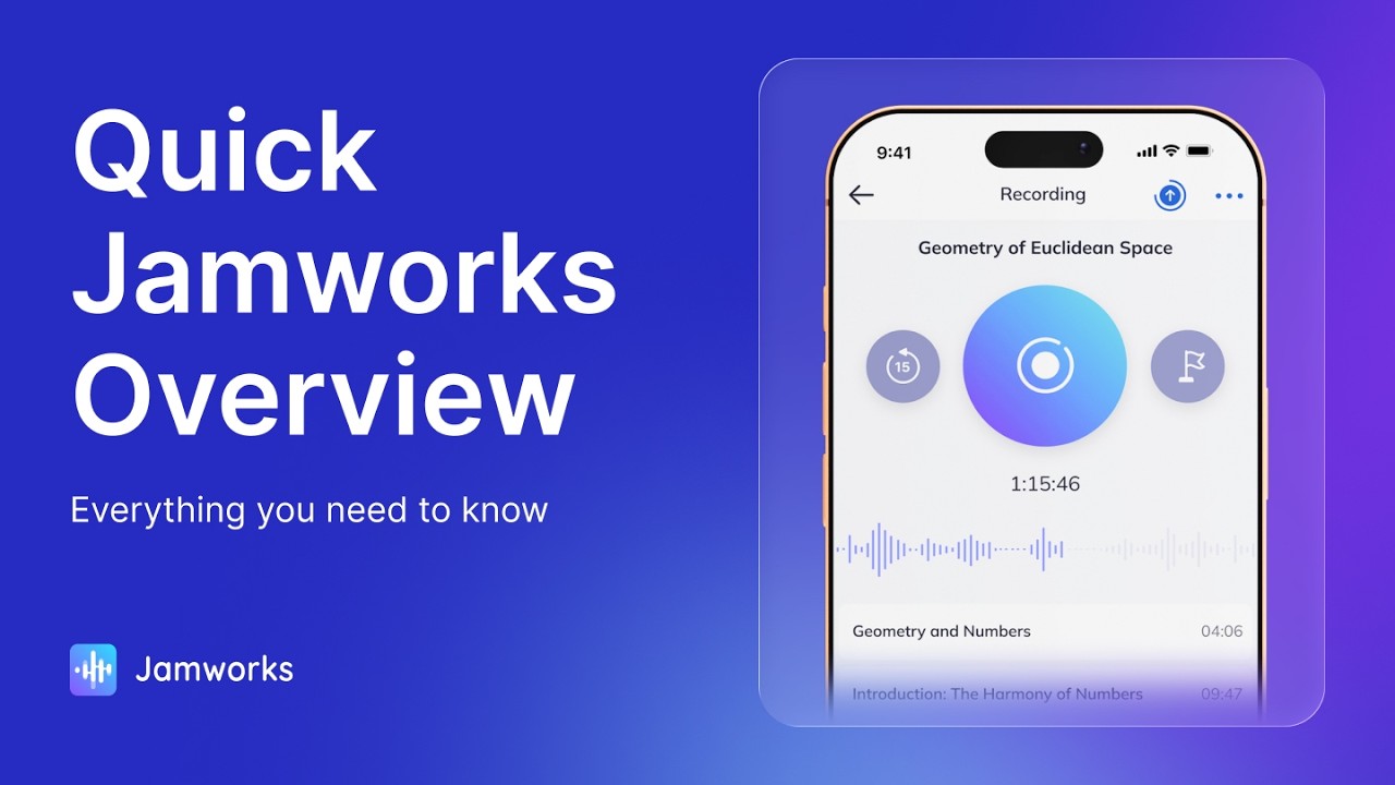 Jamworks Explainer - 5 Minute Overview - YouTube