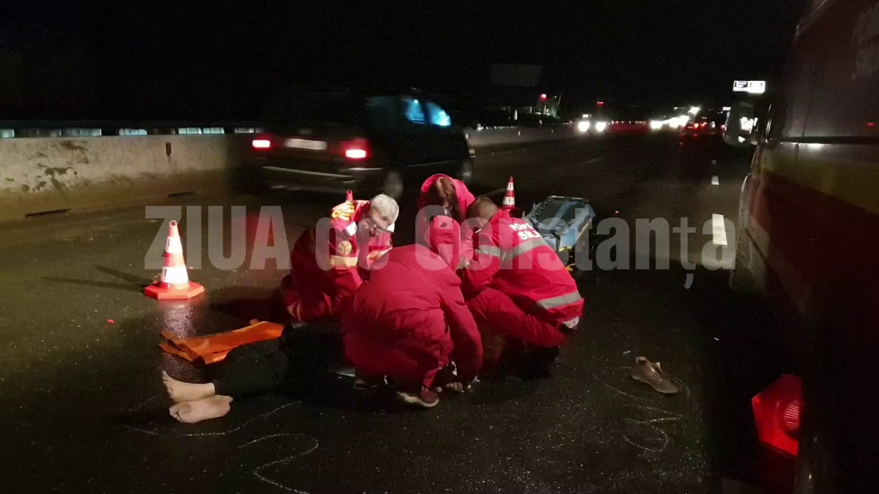 UPDATE. Accident rutier grav la ieşire din Constanţa spre Valu lui Traian. Decedatul este un ascuţit