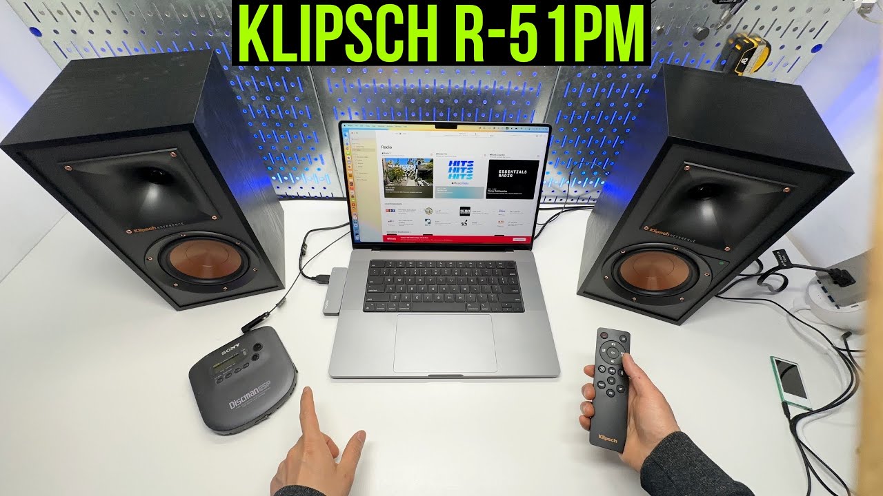 Powered Speakers Klipsch R51PM Full Review (USB, Bluetooth, Phono