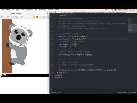 #5. Lebih Dalam Mengenai Variabel ( Belajar JavaScript Untuk Pemula )