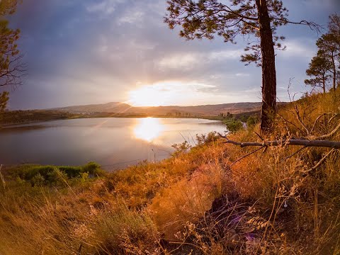 მზის ჩასვლა ლისის ტბაზე / Sunset on Lisi lake