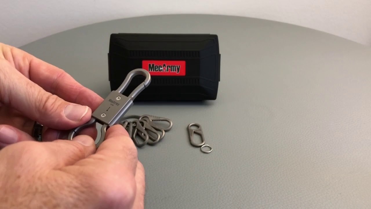 MecArmy CH6 CH6K und CH22 Carabiner