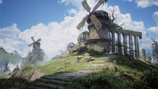 Windmill by KY | Level Art Course Student Work 魔灯高级地编班学员作品 in UE5