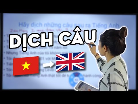 Video: Cách Dịch Một Ngôn Ngữ Sang Tiếng Anh