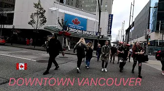 VANCOUVER CANADA - Walking from Burrard Street to Granville... I passed by Ian Hanomansing a week ag