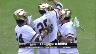 Albany vs Notre Dame lacrosse goals and highlights 2015