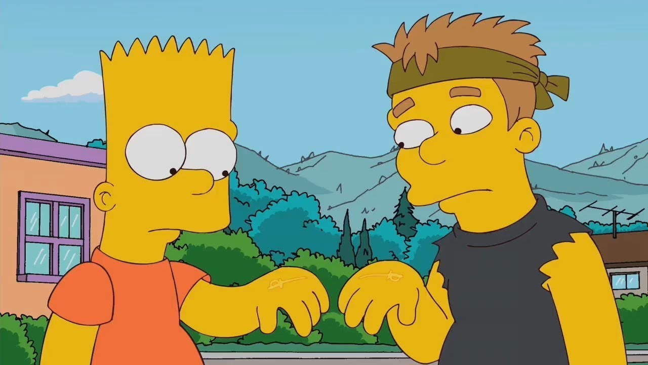 bart has the same scars as the Simpsons 5th grade bully Why Ralph ...