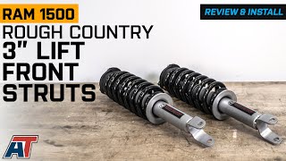 2012-2018 4WD RAM 1500 Rough Country N3 Loaded Front Struts; 3-Inch Lift Review & Install by AmericanTrucks Ram 2,043 views 2 months ago 16 minutes