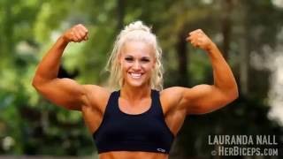 22 Years Old Amazing Physique Fitness - Lauranda Nall -  Female Bodybuilding 2016 HD