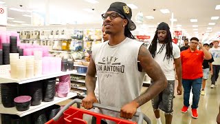Duke Dennis & DeeBlock Go Shopping At Target