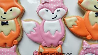 How To Decorate A Pink Fox Cookie