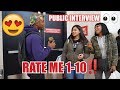 Asking Random Girls to RATE ME 1-10 | Public Interview