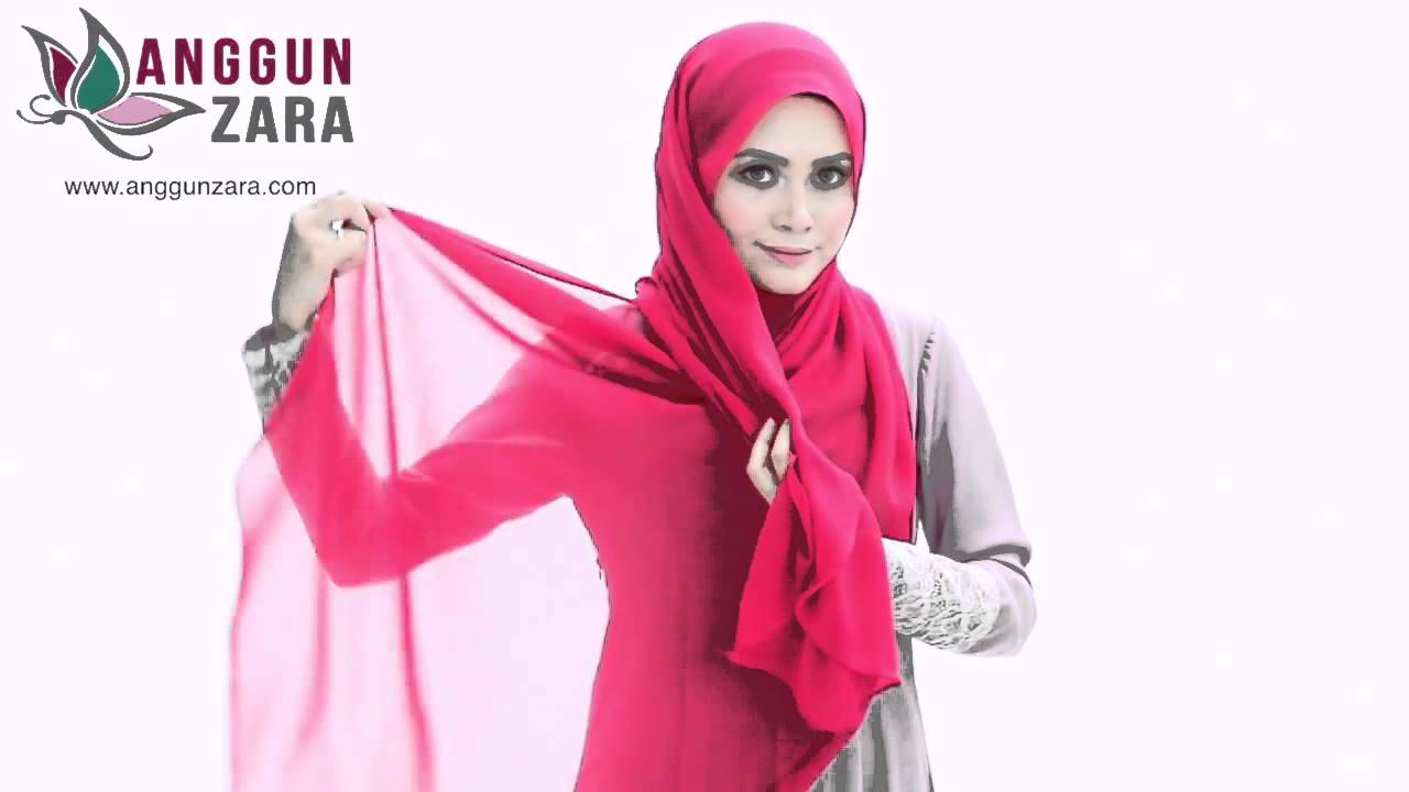 KATE Shawl by Anggun Zara - Tutorial #1 - YouTube