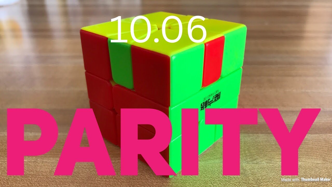 Square-1 solved in 10.06 seconds (PB with parity)