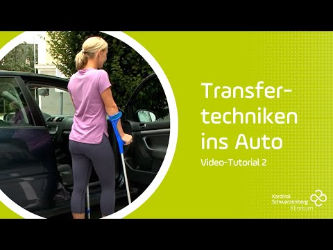 Video Tutorial 2: Transfertechniken ins Auto  - Ein und Aussteigen