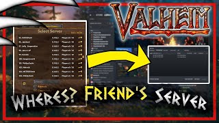 Valheim Can't Find Friends Server