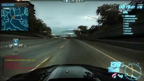 NFS World - BUG - Sudden END RaCE