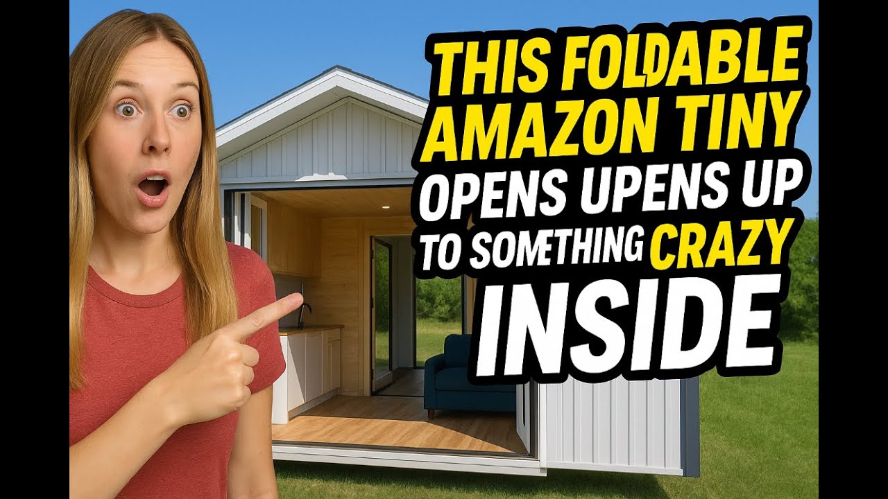 This Foldable Amazon Tiny House Opens Up to Something Crazy Inside ...